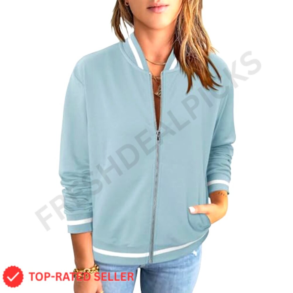 Lightweight Windproof Jacket Casual Long Sleeve C… - image 2